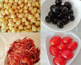 Foto del paso 2 de la receta: Ensalada templada de garbanzos con jamón ibérico