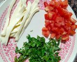 A picture of step 2 of Clear soup with winter vegetables.
