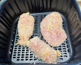 Foto del paso 4 de la receta Pechugas de pavo empanadas en freidora de aire (2 versiones)