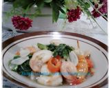 Foto langkah ke 7 dari resep Tumis udang sederhana.