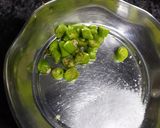 A picture of step 2 of Aachari Guwar sabji.