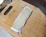 Foto del paso 4 de la receta: Crema de acelgas / Pencas de acelgas fritas con jamón y queso