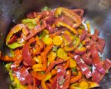 Hajdinás-paradicsomos-kápiás édesburgonya leves recept fázis 2 fotója