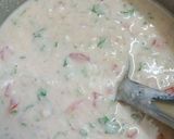 A picture of step 3 of Bread uttapam.