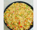 A picture of step 6 of Pineapple fried rice/coleslaw/pepper chicken 🔥 🔥.
