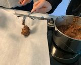 A picture of step 12 of No bake chocolate oat cookies.