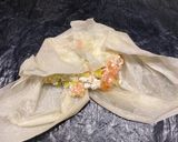 Une image de l'étape 4 de Feuilleté au saumon fumé /poireau.
