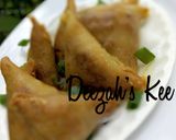 A picture of step 2 of Chicken Samosa.