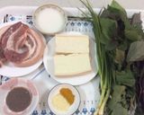 Hình bước làm 1 của món Cà tím bao tử nấu đậu