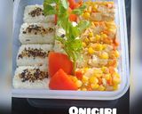 Foto langkah ke 8 dari resep "Onigiri ayam jagung" Bekal Suami.