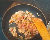 Foto del paso 4 de la receta: Judías verdes con bacon y verduras