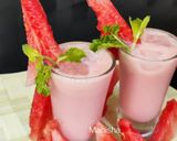 A picture of step 8 of Watermelon Milkshake.