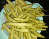 A picture of step 1 of #Ramadan.. Guwarfali ki sabji.
