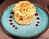 Foto del paso 7 de la receta: Ensaladilla de pollo con salsa siracha