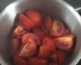 A picture of step 2 of Ridiculously quick and easy tomato soup with basil oil.