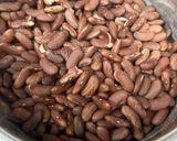 A picture of step 1 of Rajma masala.
