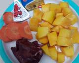 MPASI 7m+ KABOCHA HATI AYAM langkah memasak 1 foto