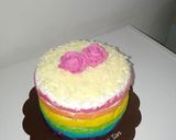 Foto langkah ke 4 dari resep Rainbow cake.