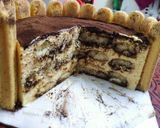 Hình bước làm 9 của món Bánh Tiramisu không cần lò nướng