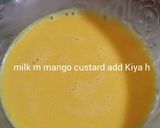 A picture of step 2 of Aquarium Fruit custard.
