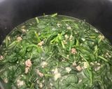 A picture of step 3 of Lebanese Spinach Stew with Rice.