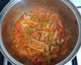 Foto del paso 9 de la receta Boquerones al horno con de salsa de picadillo de tomates