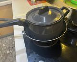 A picture of step 8 of Tomato rice in pan.