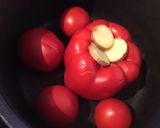 A picture of step 2 of California Farm Garden Tomato Bean Stew.