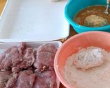 Sajtkrémes, sonkás, Roquefort sajtos rántott karaj recept fázis 5 fotója