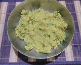 A picture of step 1 of Aloo poha tikki.
