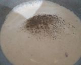 A picture of step 2 of Cream of mushroom soup.