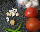 मशरूम मसाला करी(mushroom masala curry recipe in hindi) रेसिपी चरण 1 फोटो