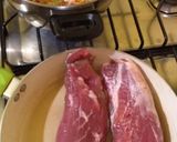 Foto del paso 2 de la receta: Solomillo de cerdo con salsa de vino Malbec y risotto..