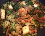 A picture of step 8 of Paneer Veggie Bhaaji.