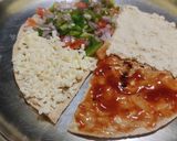 A picture of step 2 of Roti Pizza Wrap.