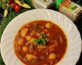 A picture of step 3 of Minestrone Soup.