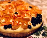 A picture of step 18 of Blueberry & Apple Rose Tart.