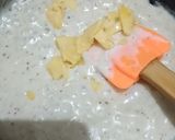 A picture of step 3 of White sauce pasta.