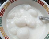 A picture of step 6 of Rice Ball In Coconut Milk.