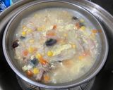玉米皮蛋瘦肉粥（電鍋料理）的食譜步驟10照片