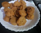 A picture of step 6 of Hyderabadi Dahi baray chat.