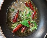 A picture of step 1 of Gujarati curry.