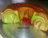Foto langkah ke 7 dari resep Bolu Putih Telur Loreng Army 😉.