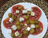 Foto del paso 1 de la receta: Ensalada griega de aceitunas verdes