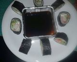 Foto del paso 5 de la receta: Sushi casero con kanikama y vegetales!