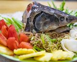 Hình bước làm 3 của món Lẩu cá tầm hải sản