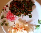 कांद्याची पात भाजी (kandyachi pat bhaji recipe in marathi) रेसिपी स्टेप 3 फोटो 