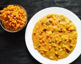 A picture of step 11 of Barley bisi bele bhath.