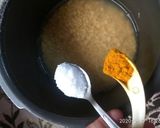 A picture of step 2 of Yellow Toor Dal.