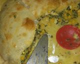 Foto del paso 8 de la receta: Tarta de verduras (acelga, cebolla, choclo cebollita de verdeo, zanahoria rallada y queso fresco)